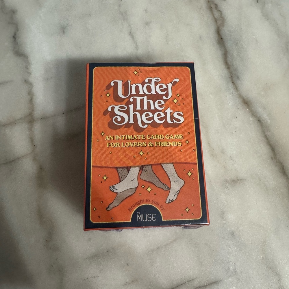 Under The Sheets Card Game - Vibrant Orange